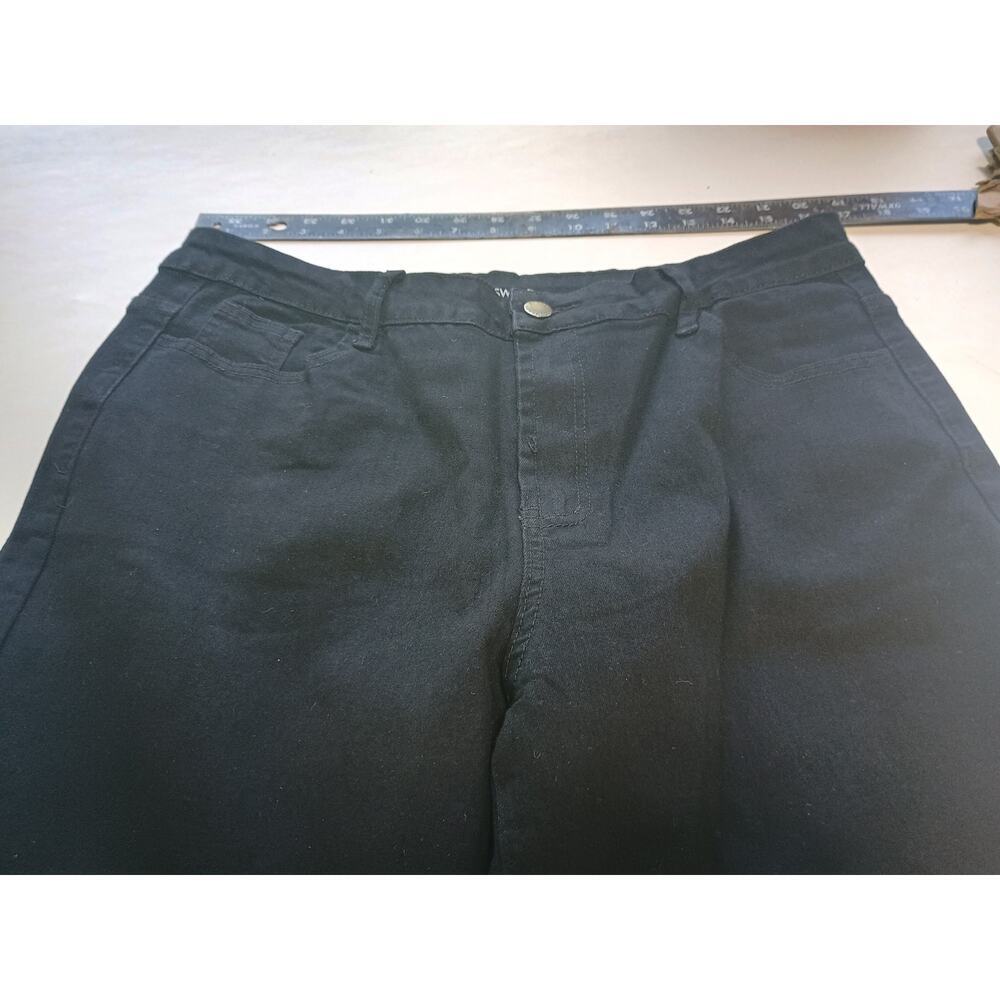 ROSWEAR Black Wide Leg Jeans - Size XL - NWT - Picture 2 of 7